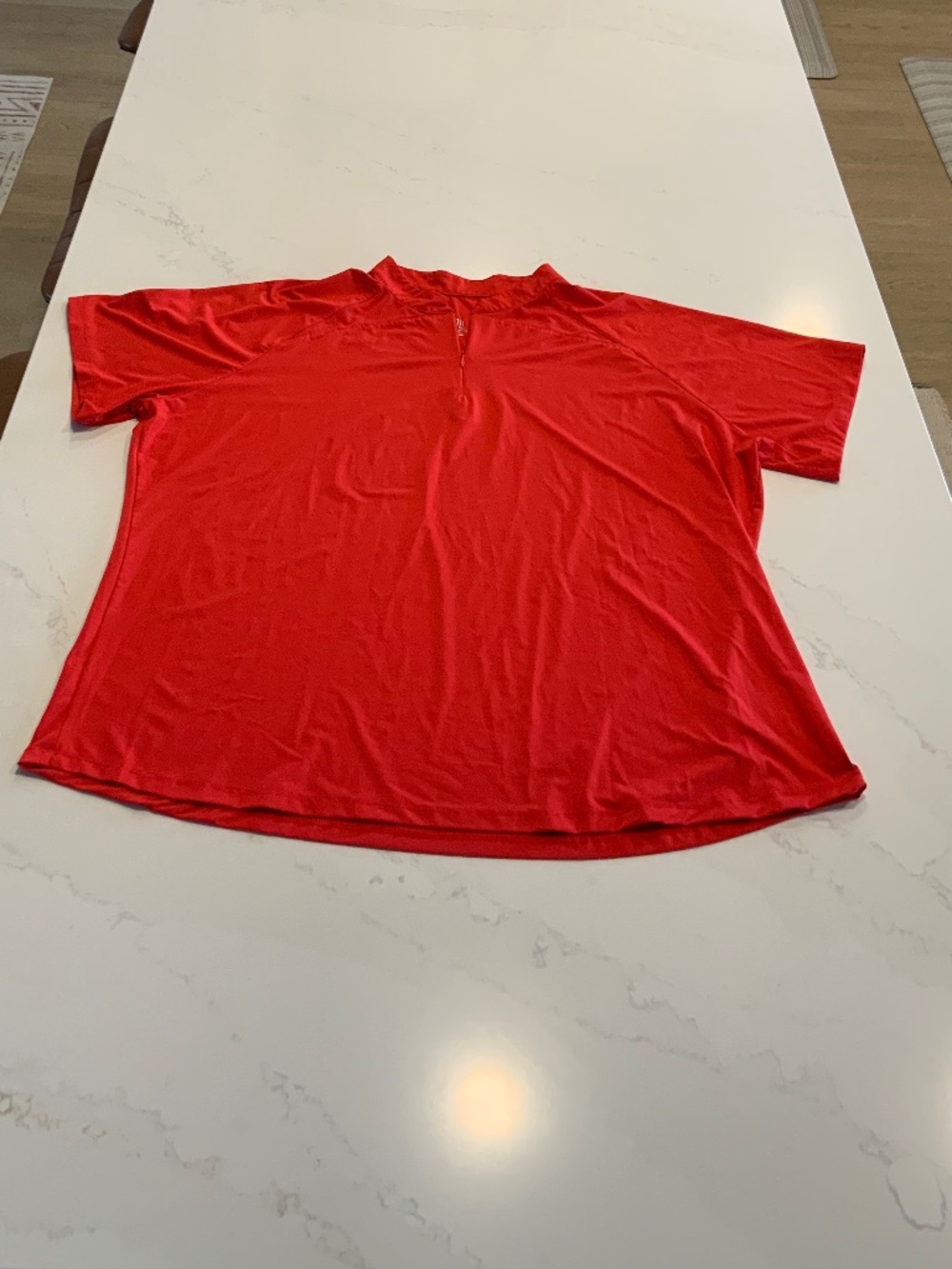 Red Tail White Label mock polo collar shirt women’s plus size 3X